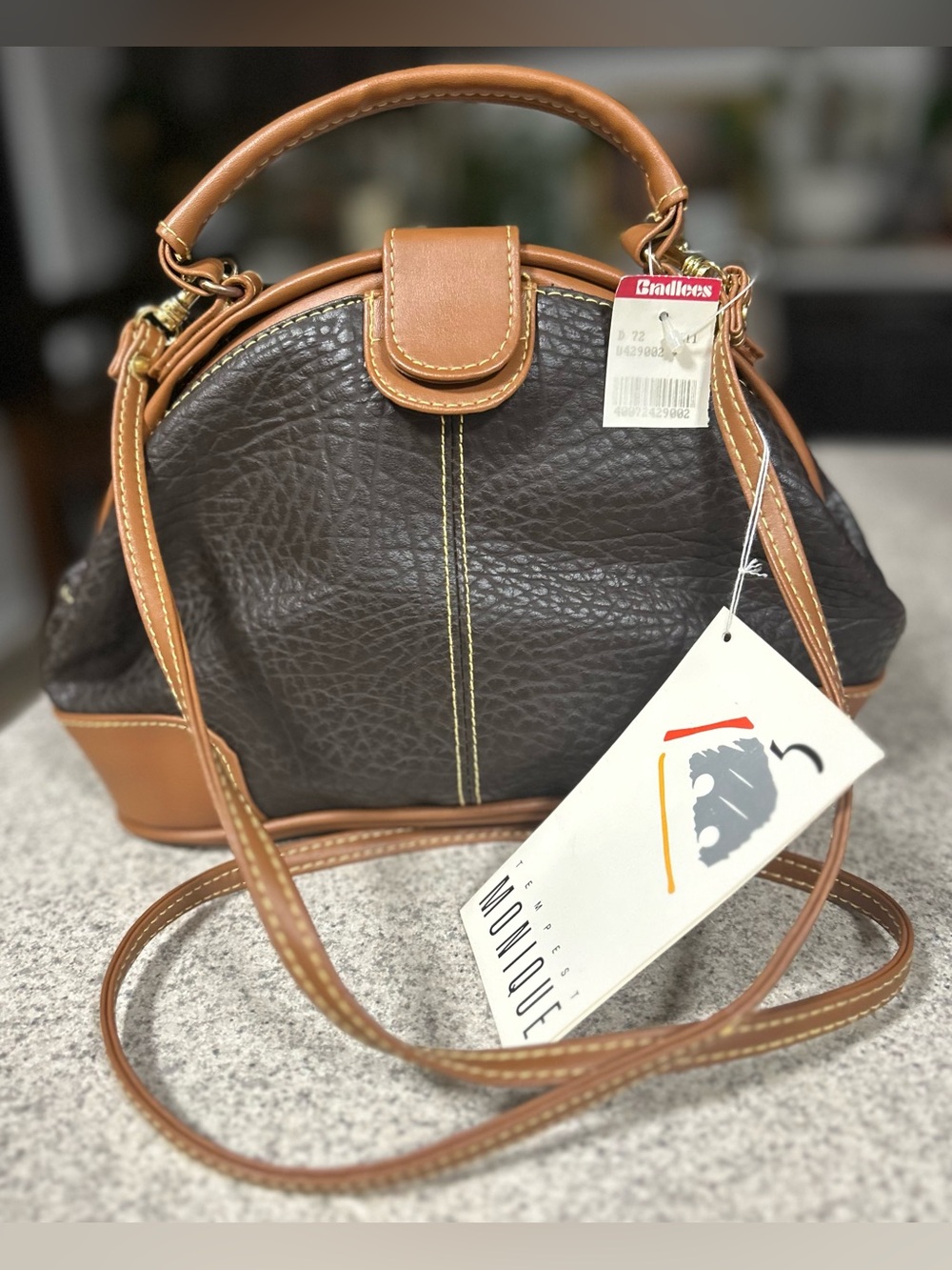 Vintage Monique Brown Handbag